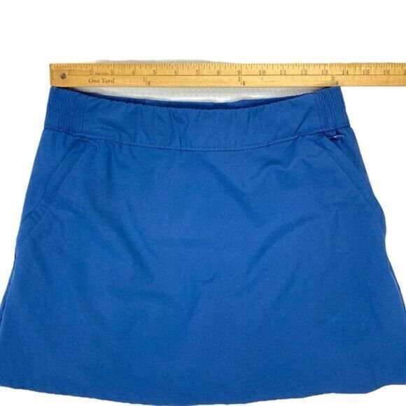 COLUMBIA PFG Cargo Skort Women Small Blue Golf Tennis Athletic Performance Skirt - Picture 7 of 13
